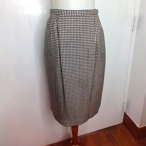 VINTAGE HOUNDSTOOTH SKIRT